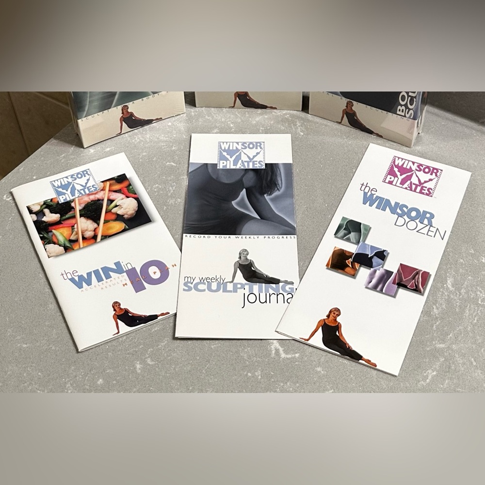 Vintage Winsor Pilates Workout VHS Set (4 Brand New VHS Tapes & 1 Used) - Picture 12 of 12